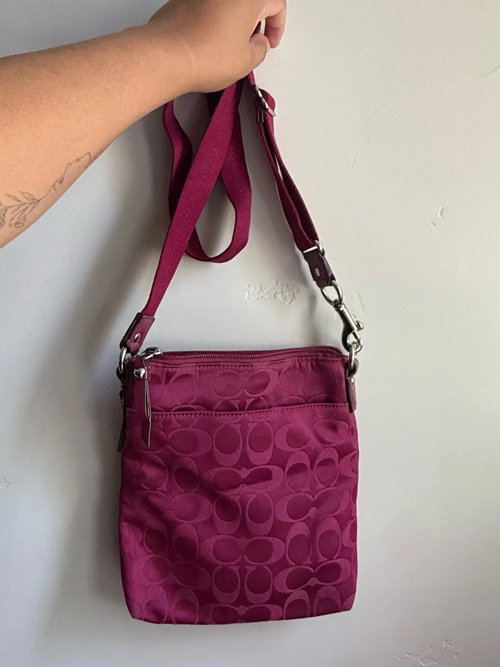 Coach Crossbody Bag in Berry Plum